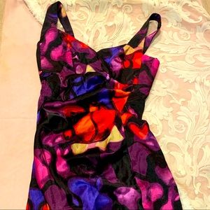 Donna Morgan never worn mini floral designer dress
